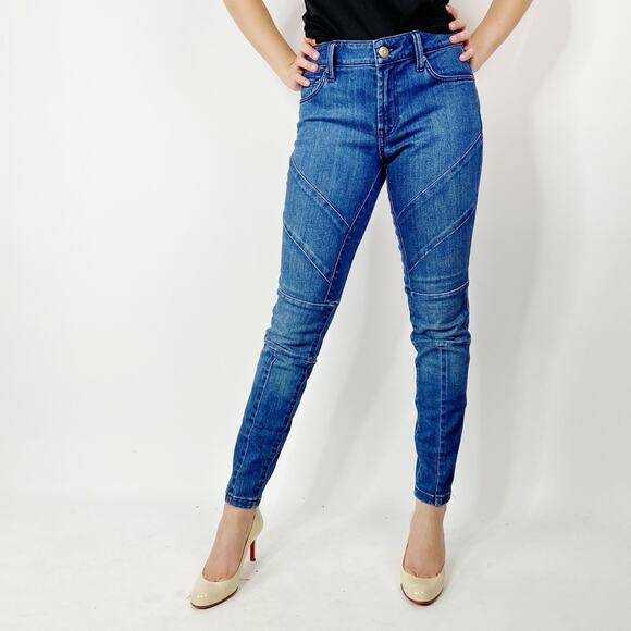 BURBERRY Arno Moto Skinny Jeans - Picture 1 of 8